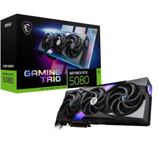MSI COMPONENTS MSI VGA GEFORCE RTX 5080 16G GAMING TRIO OC